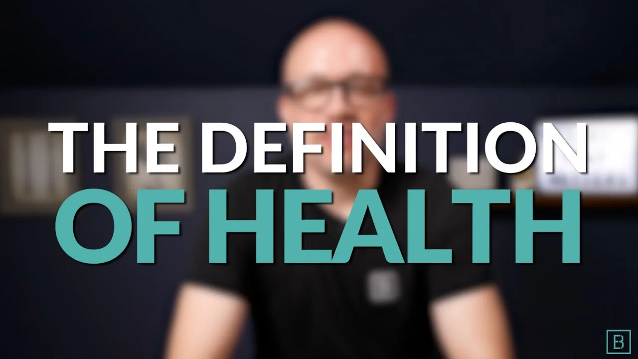 What is the Correct Definition for Health